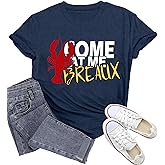 Wlen Crawfish Shirts for Women Crawfish Season T-Shirts Louisiana Boil Festival Tee Tops