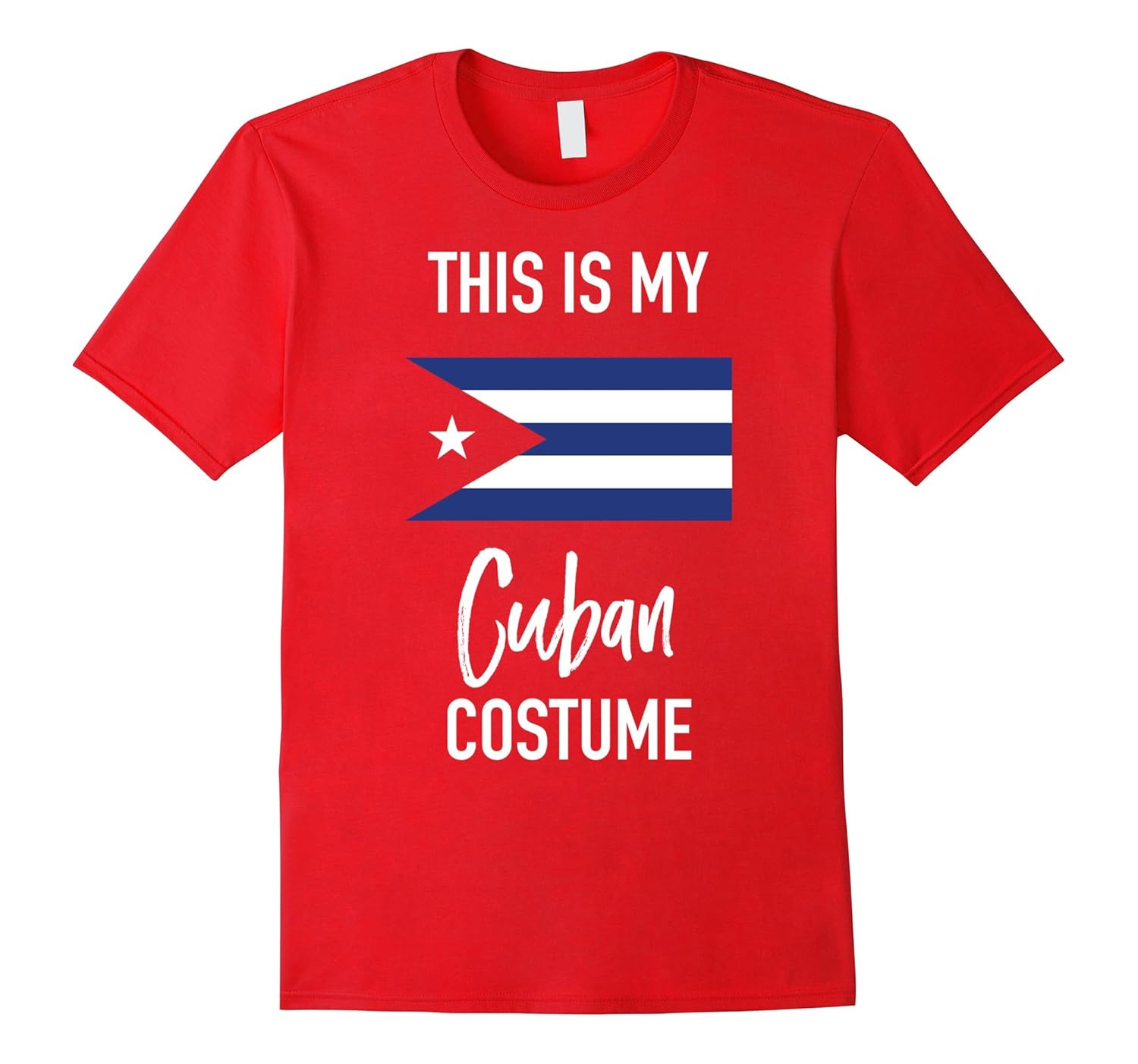 This is my Cuban Costume T-Shirt - Funny Halloween Tee-FL