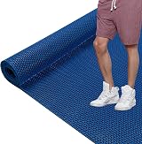 BWKJMY Non Slip Drainage Outdoor Rubber Mat 90x300cm 5.5mm Blue view 9