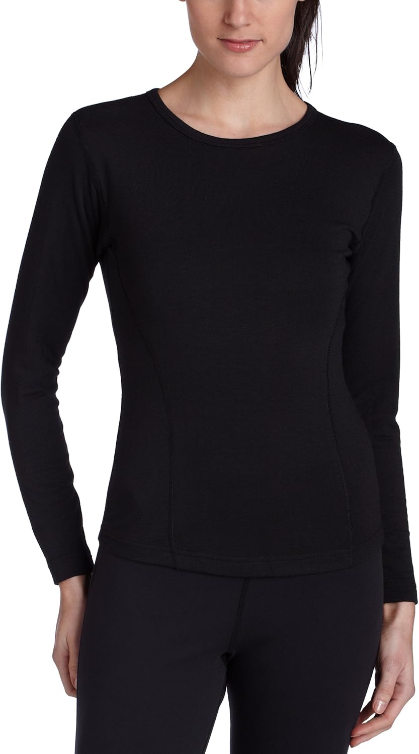 Duofold Women's Expedition Weight Two-Layer Thermal, Black, Large at  Women’s Clothing store: Base Layer Tops