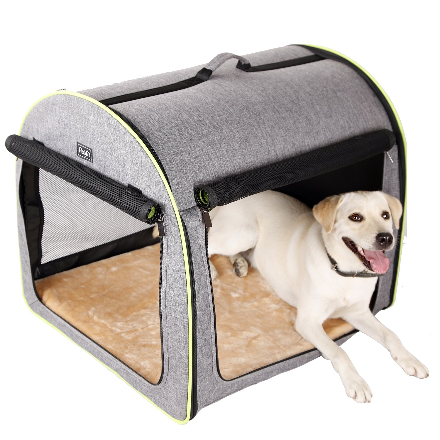 Mua Petsfit ペットハウス 犬猫用 ペットキャリー 室内 犬小屋 通気性抜群 折りたたみ M 62 75 64cm コンパクト S M L選択可能 Tren Amazon Nhật Chinh Hang 21 Fado