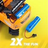 JOYIN Remote Control Excavator RC Digger Toy 2.4GHz LED Light 3 8 Years view 4