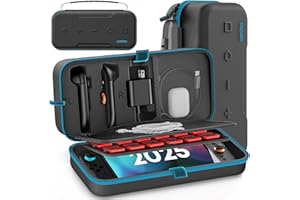 OIVO Carrying Case Compatible with 2025 Nintendo Switch, Portable Switch 2 Travel Carry Case Fit for Joy-Con 2 & Adapter, Har