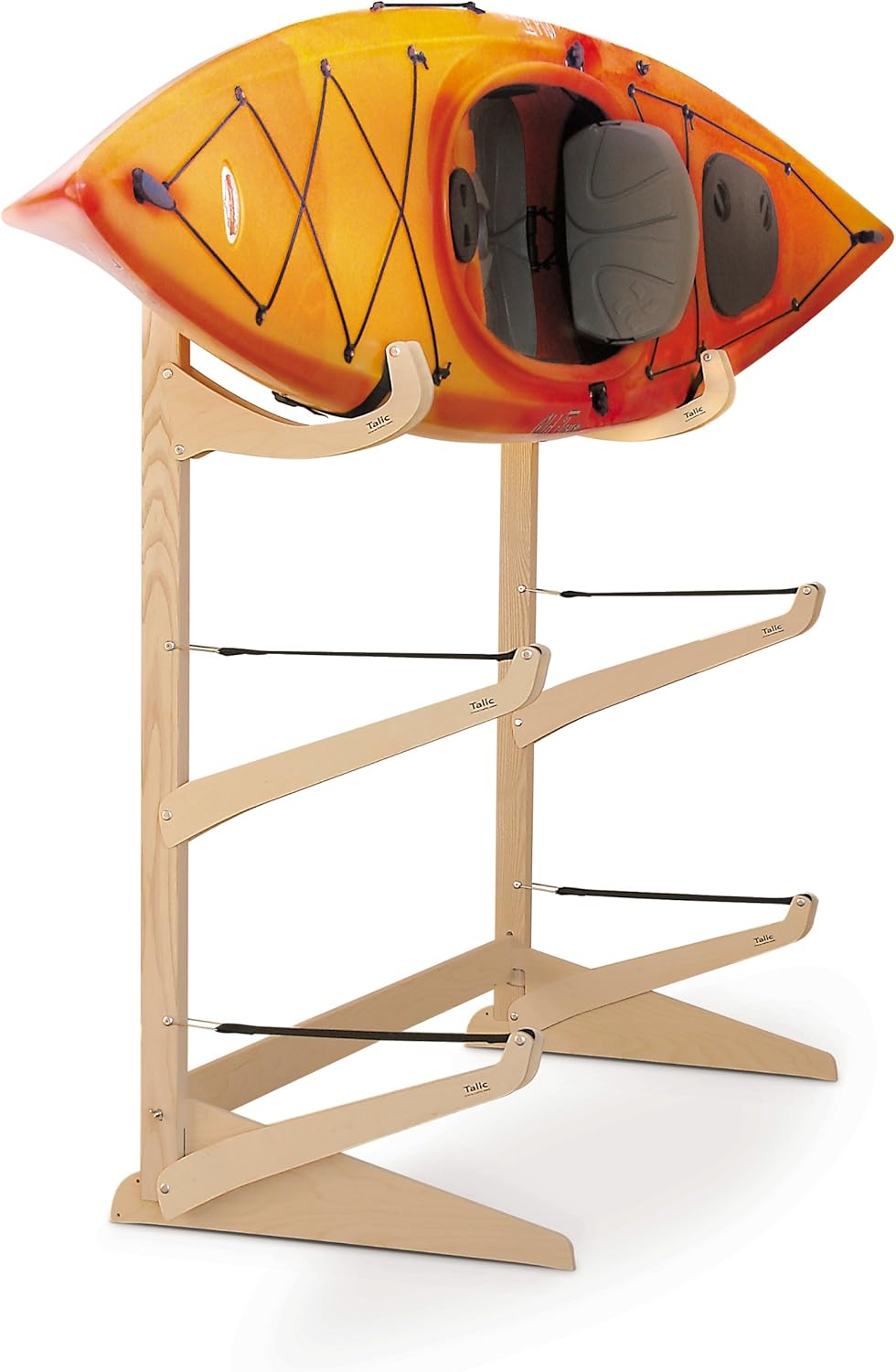 kayak hangers storage on Amazon Com Talic Owasco 3 Boat Freestanding Kayak Storage Rack Sports Outdoors