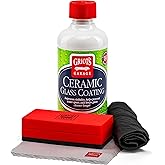 Griot's Garage Ceramic Glass Coating Kit for Car Detailing, Includes SiO2 Hydrophobic Protective Formula, Applicator Pad, and