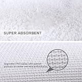 Non Slip Bath Mat 2 Pack Ultra Thick Absorbent 40x60cm White view 4