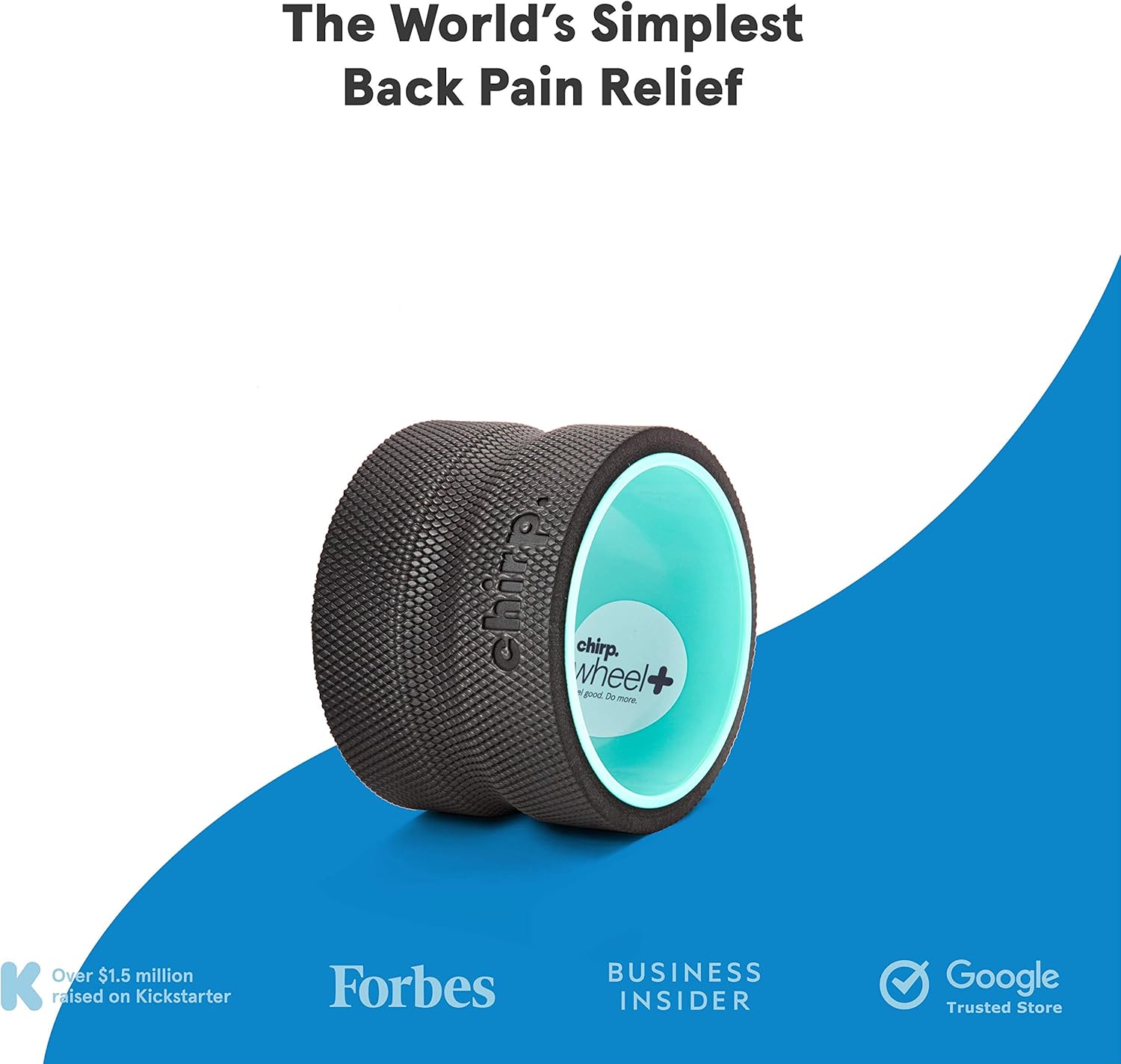 Chirp Wheel+ for Back Pain Relief - 6" : Sports & Outdoors