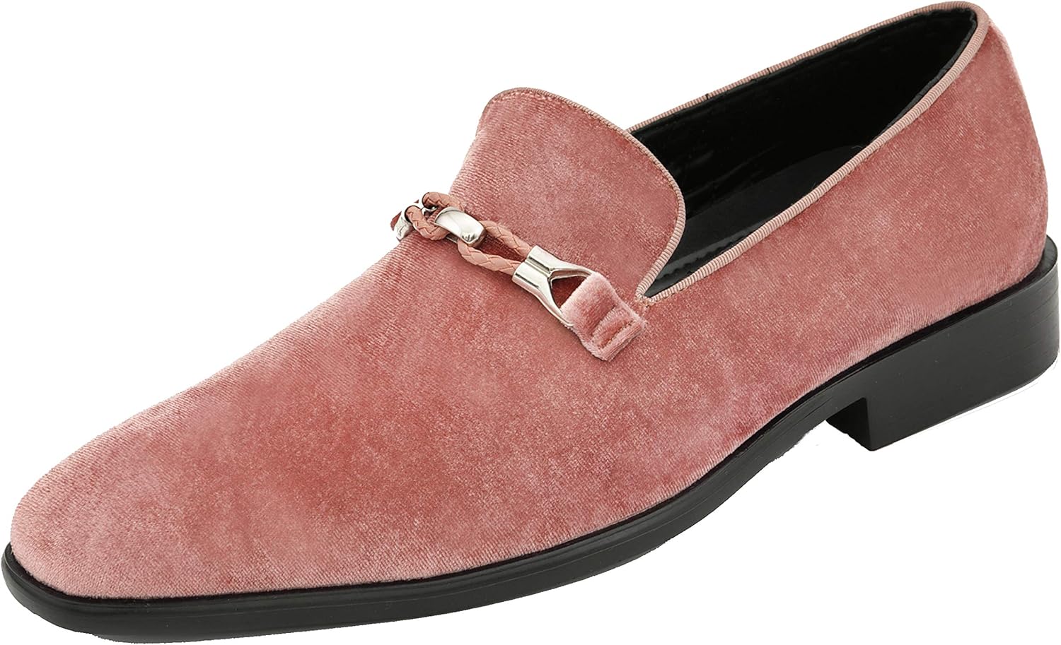 velvet tuxedo slippers