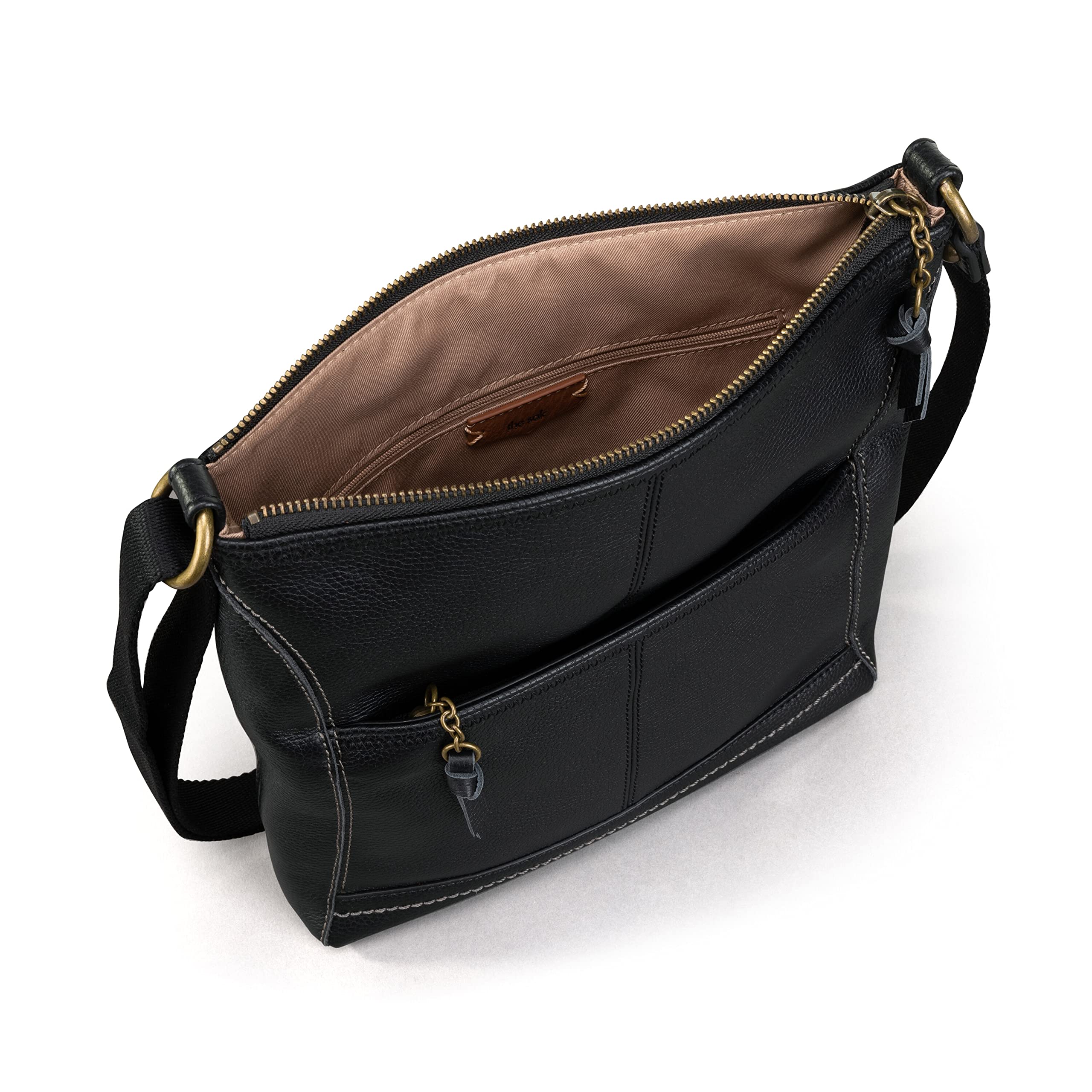 The Sak Womens Iris Crossbody in Leather Casual Purse With Adjustable Strap