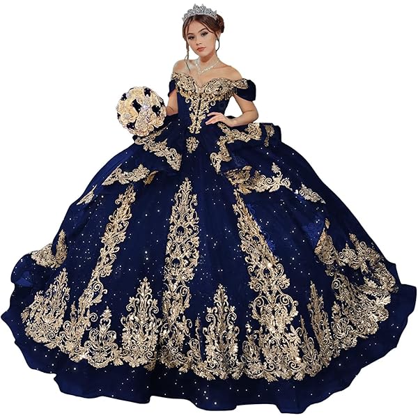 blue dress with gold Hudson & Hattie Wrap