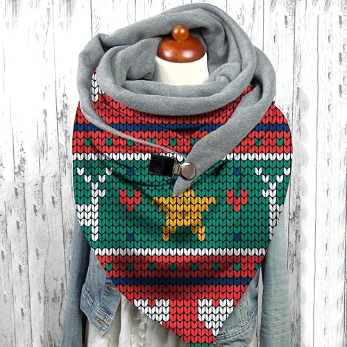 RUIY Scarves Shawls for Women Christmas Cold Weather Scarves