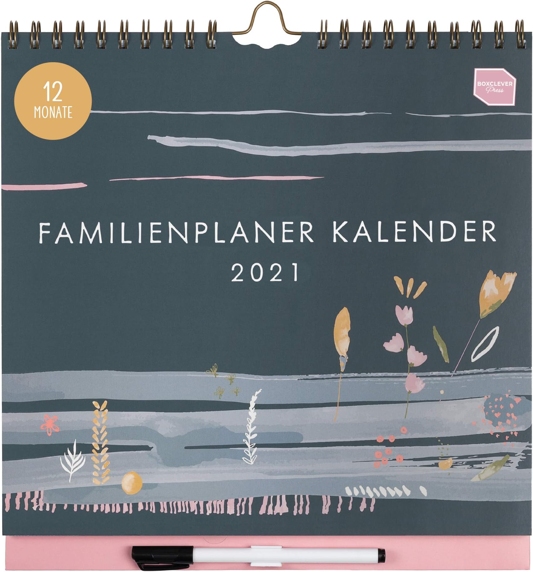 (in German) Boxclever Press 12 Month ‘Familienplaner Kalender’ 2021. New for 2021! Family Calendar 2021 with 6 Column Layout. 2021 Wall Calendar from Jan - Dec’21. with Pocket & Planner Stickers.