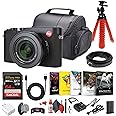 Leica D-Lux 8 Compact Digital Camera, 17MP 4/3" CMOS Sensor (19191) + 64GB Memory Card + Photography Software + Camera Bag + Flexible Tripod + Cleaning Kit + USB-C Cable + USB-C Adapter + More