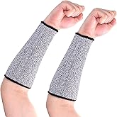 PAGOW Cut Resistant Sleeves for Arm Protection, Bite-Proof Forearm Protector, Gardening Sleeves for Thin Skin