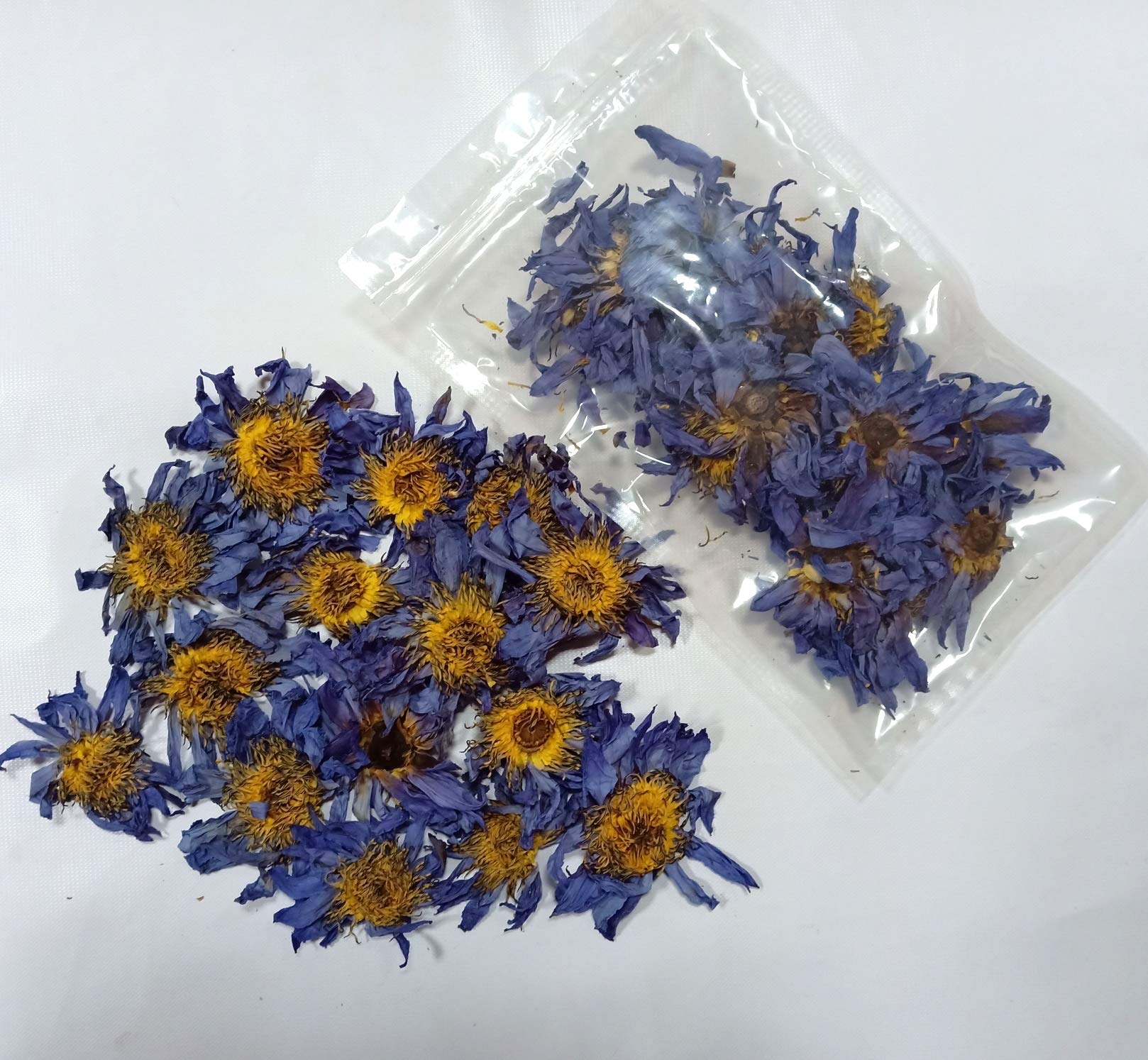 Dried Natural Blue Flower, Flower Petal,Egyptian Nymphaeaceae Caerulea Herbal,Confetti for Wedding