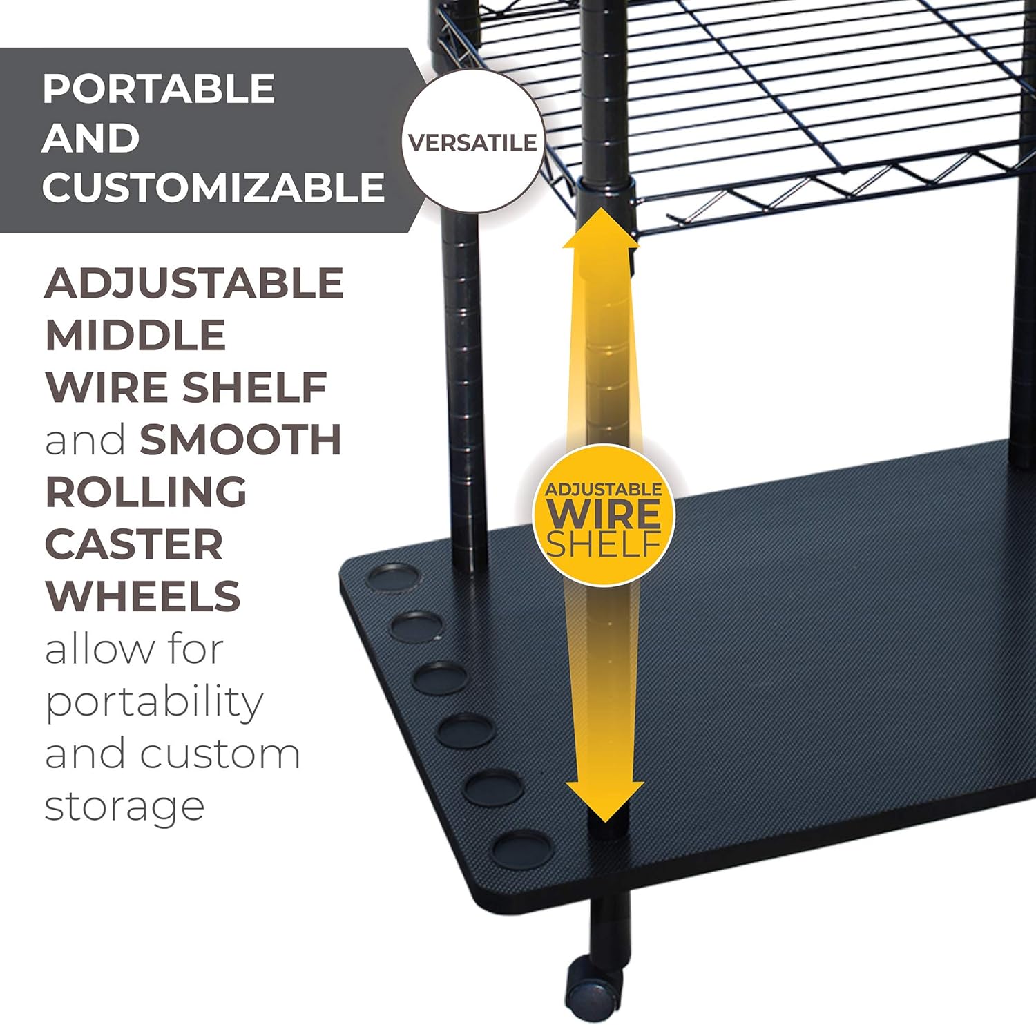 Rush Creek Creations 12 Fishing Rod Storage Tackle Cart - Durable Finish - 5 Minute Assembly : Sports & Outdoors