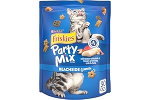 Purina Friskies Cat Treats, Party Mix Beachside Crunch - 30 oz. Pouch