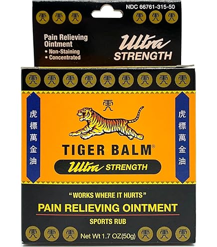 Amazon.com: Tiger Balm Pain Relieving Ointment, Sports Ultra, 50g
