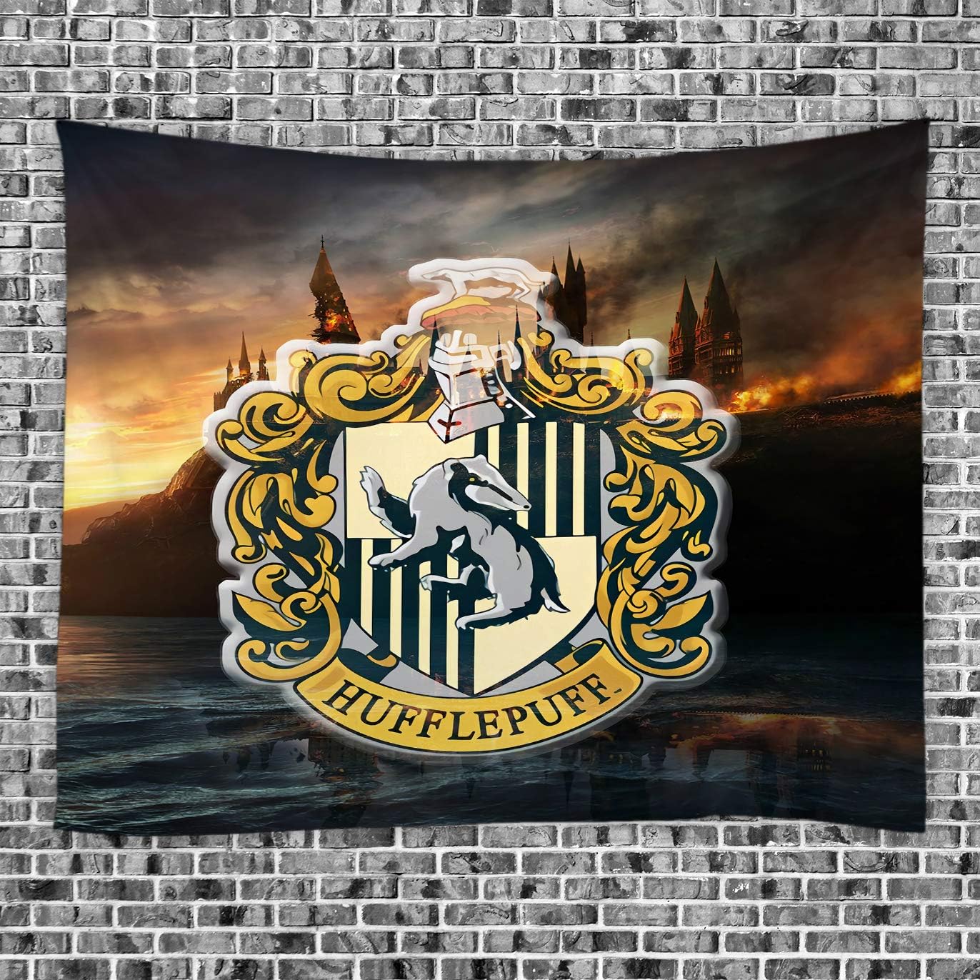Harry Potter Tapestry Wall Hanging Hogwarts Magic School Seaside
