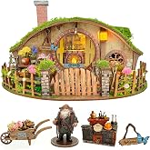 Book Nook Kit DIY Miniature House 3D Wooden Puzzle - Magic Ring House | Booknook DIY Miniature House Kit Mini House Bookshelf Decor 3D Wooden Puzzle, Birthday Gift for Family Friends