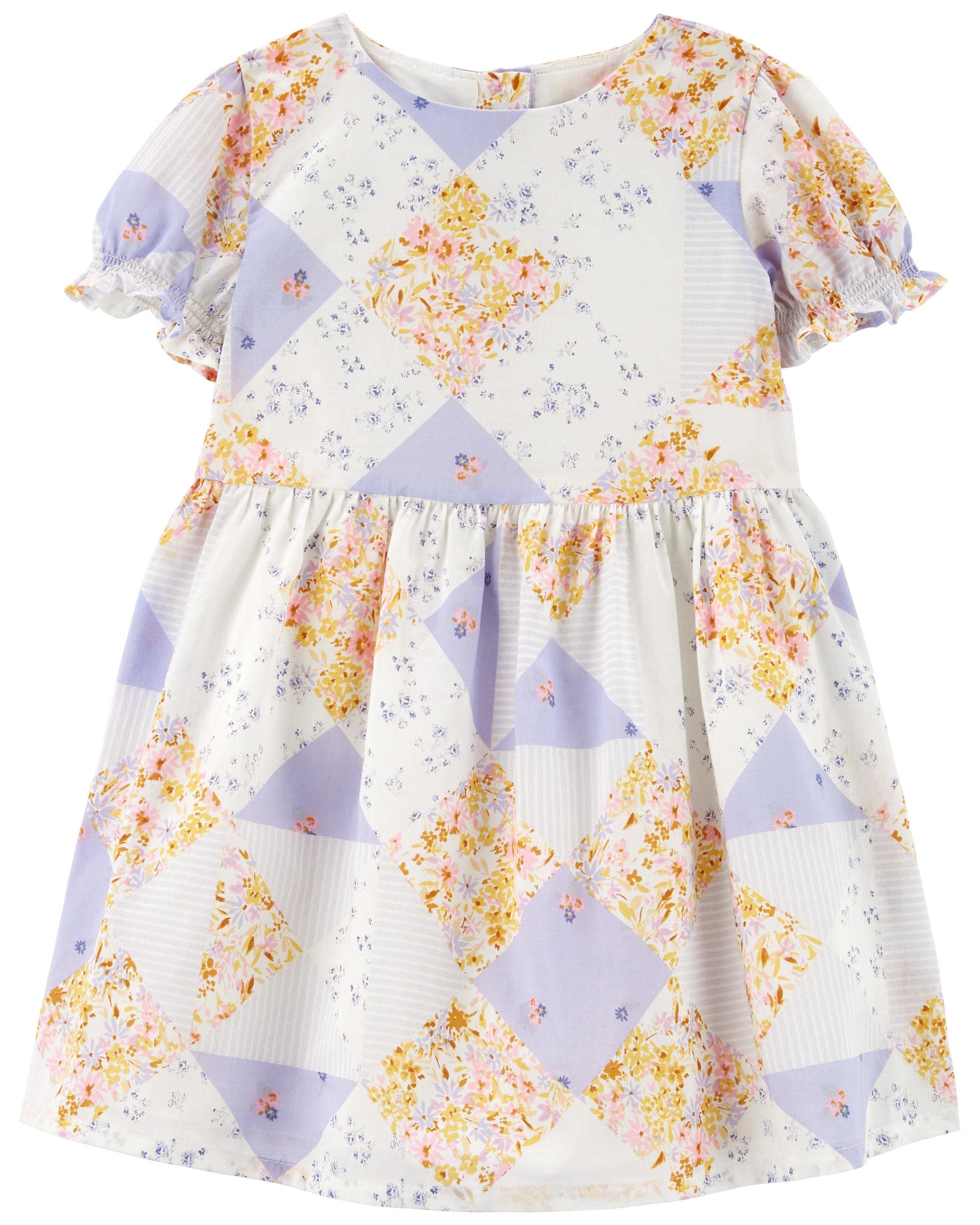 OshKosh B’Gosh Girls’ Dress, Blue Floral Print, 5