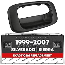 HERCOO - Clip de barra para portón trasero, montaje de puerta trasera, clips de retención compatibles con Chevy Silverado GMC Sierra 1999-2007 para 88981030 88981031