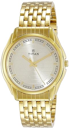 Analog Beige Dial Mens Watch-NK1578YM07