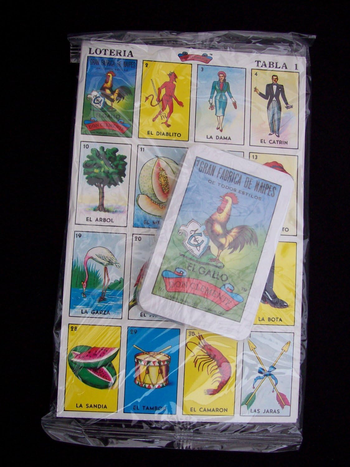 Gioco Da Tavolo Loteria Don Clemente Messicano - 10 Tavole Jumbo, 54