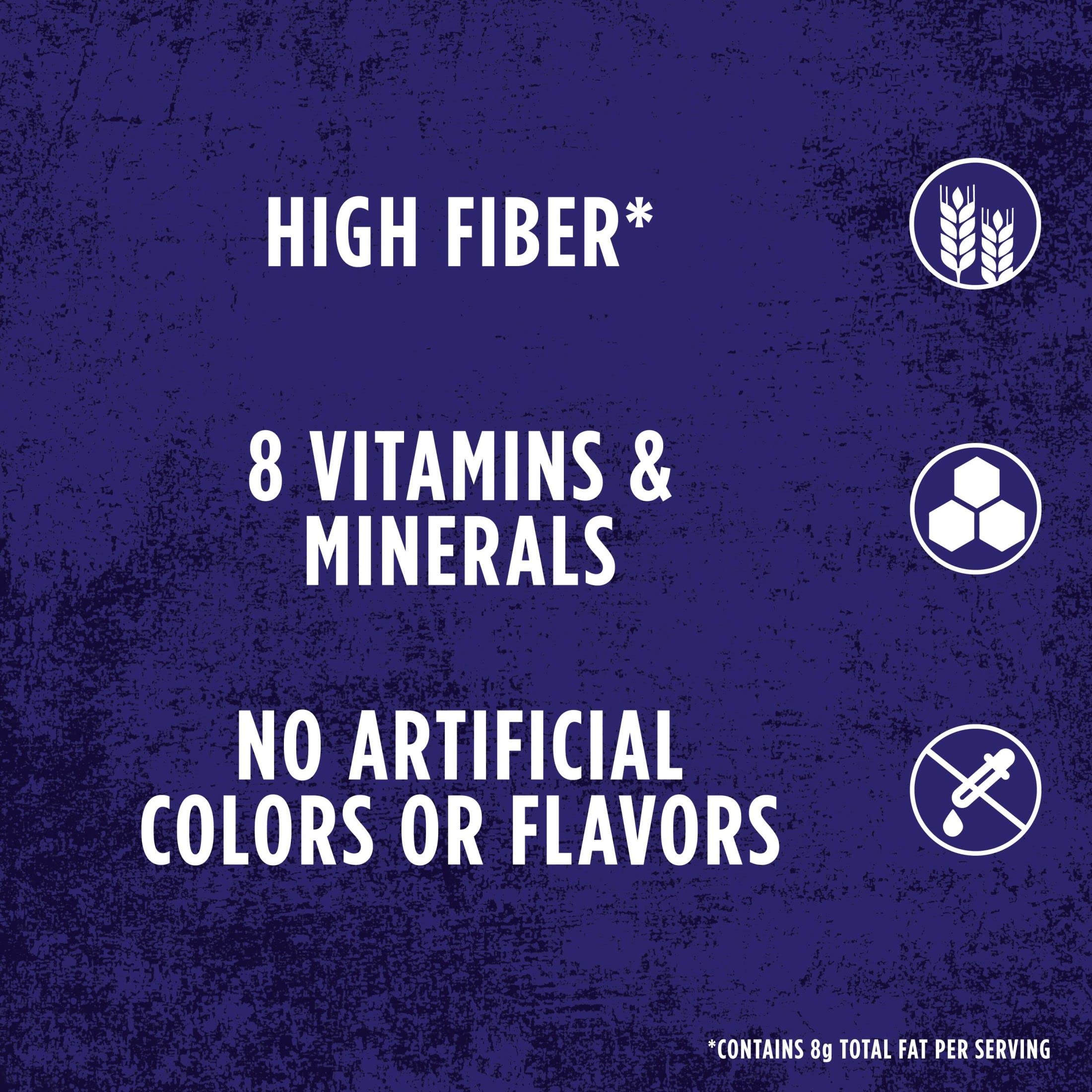 Kellogg's Cracklin' Oat Bran Breakfast Cereal, Family Breakfast, Fiber Cereal, Original (3 Boxes