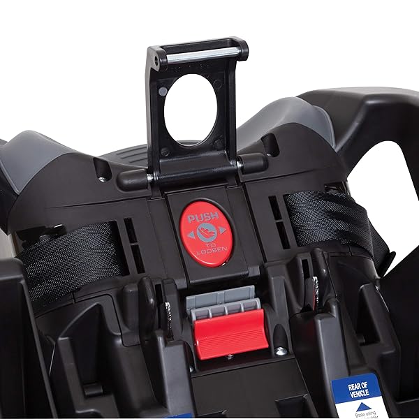 BABY TREND SECURE 35 INFANT CAR SEAT BASE, BLACK – CLICK-IN COMPATIBILITY, ADJUSTABLE RECLINE, EASY-LEVEL INDICATORS, STABLE EVERYDAY DESIGN FOR MULTIPLE VEHICLE USE