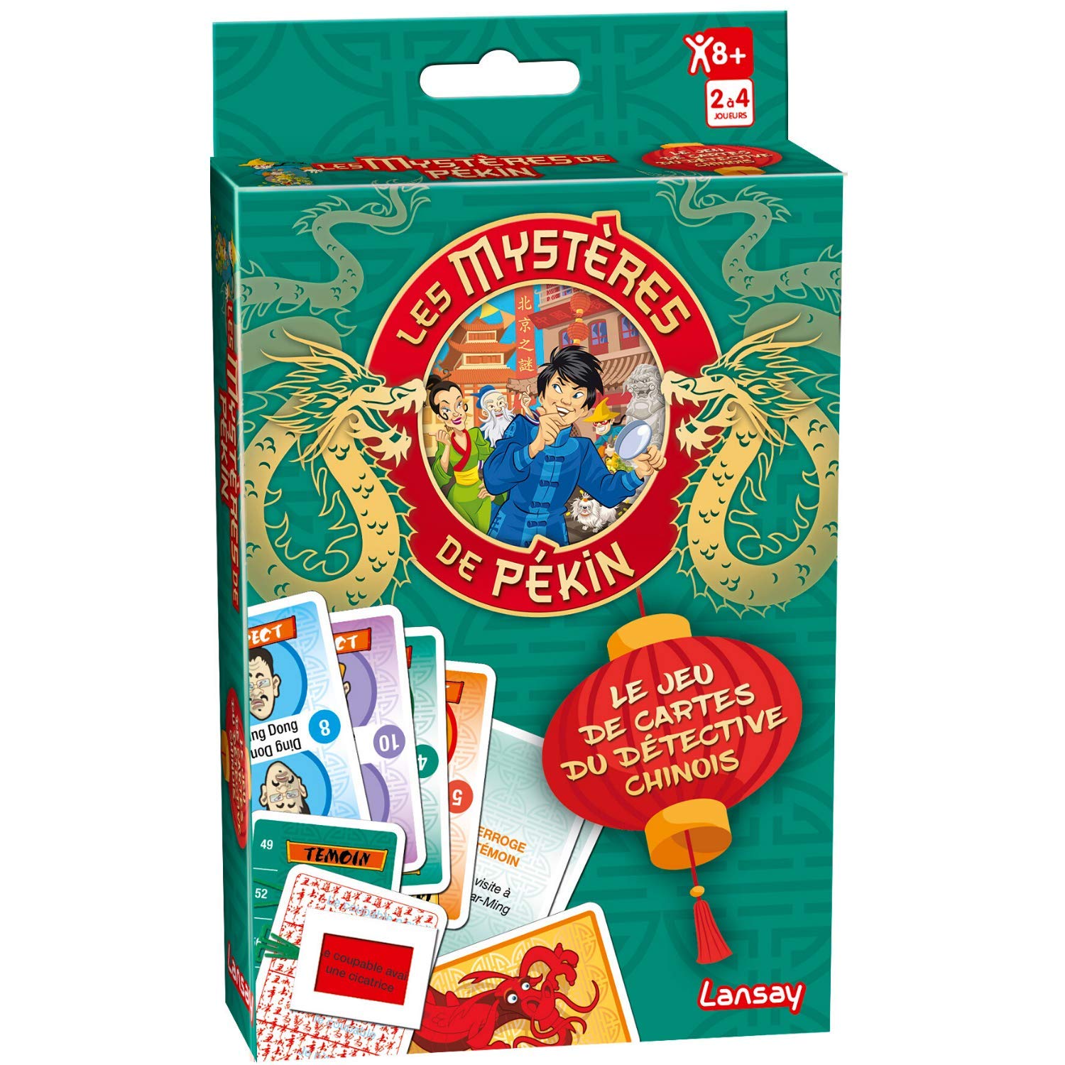 Lansay-Les Mysteries de pékin 75120 Card Game [French Language]