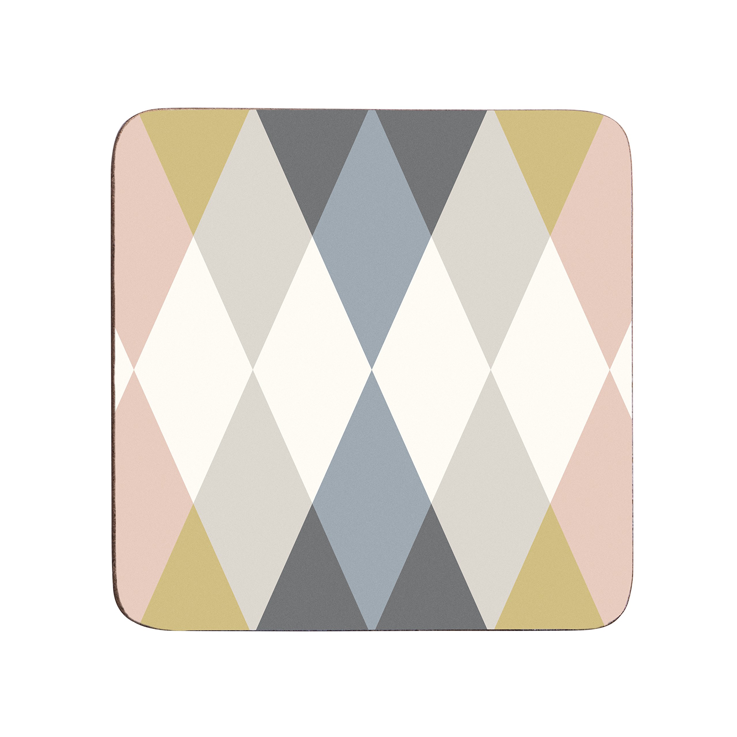 Premier Housewares 1203625 Cirque Coasters - Set of 4, Multi-Coloured, H2 x W10 x D10cm