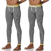 JOCKMAIL Men's Thermal Underwear Pants Men’s Cotton Underwear Thermal Leggings Base Layer Bottoms