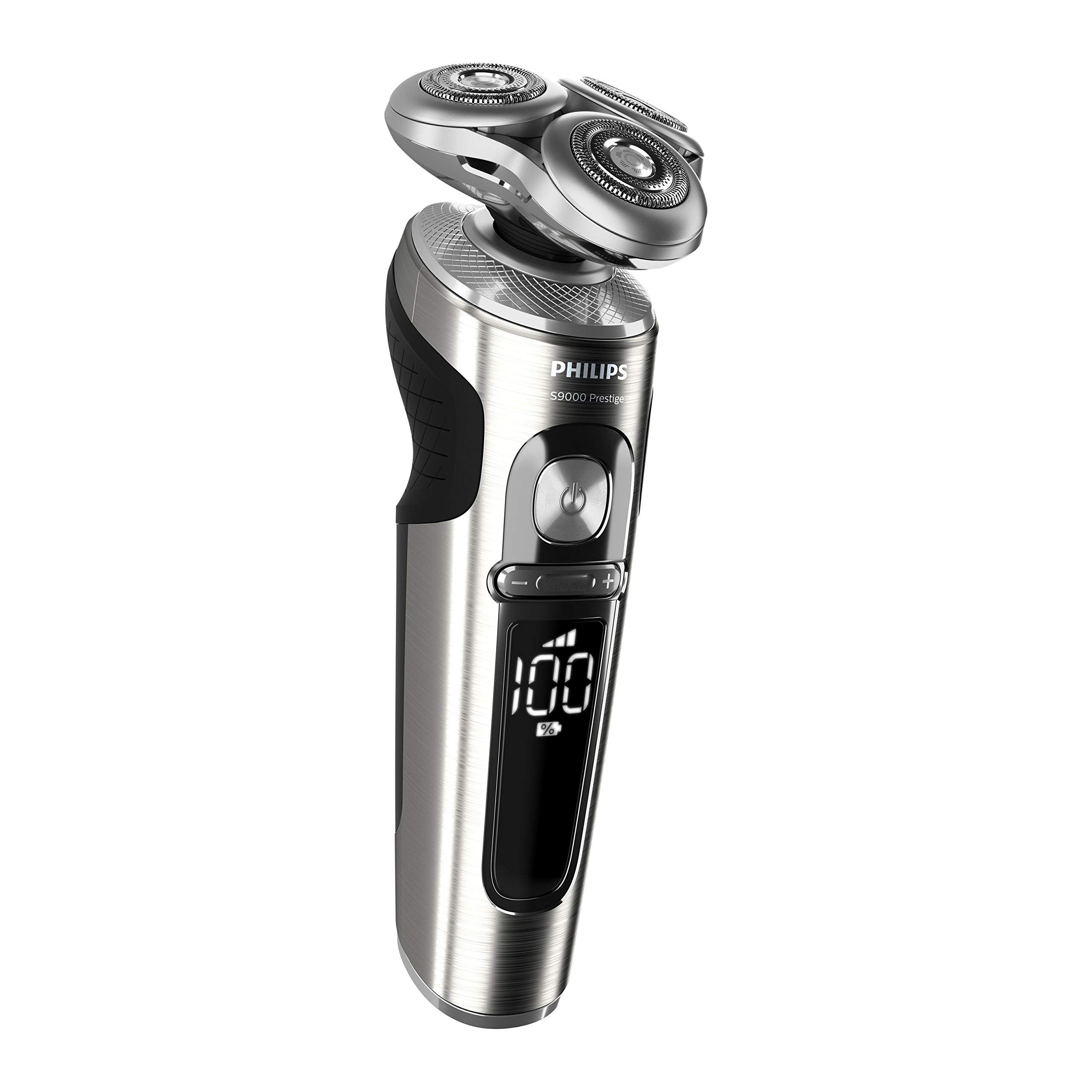 Philips Norelco Men’s Shaver Series 9000 Prestige Rechargeable Wet or Dry Electric Shaver with Trimmer Attachment and Premium Case