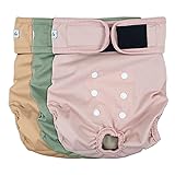 Grecle Washable Female Dog Diapers - Premium
