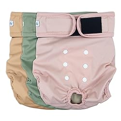 Grecle Washable Female Dog Diapers - Premium