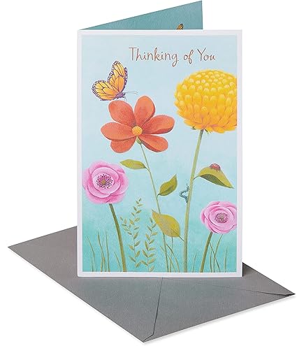 thumbnail image 2 of Personalised Flowers & Vase Thinking Of You Card 2 of 10