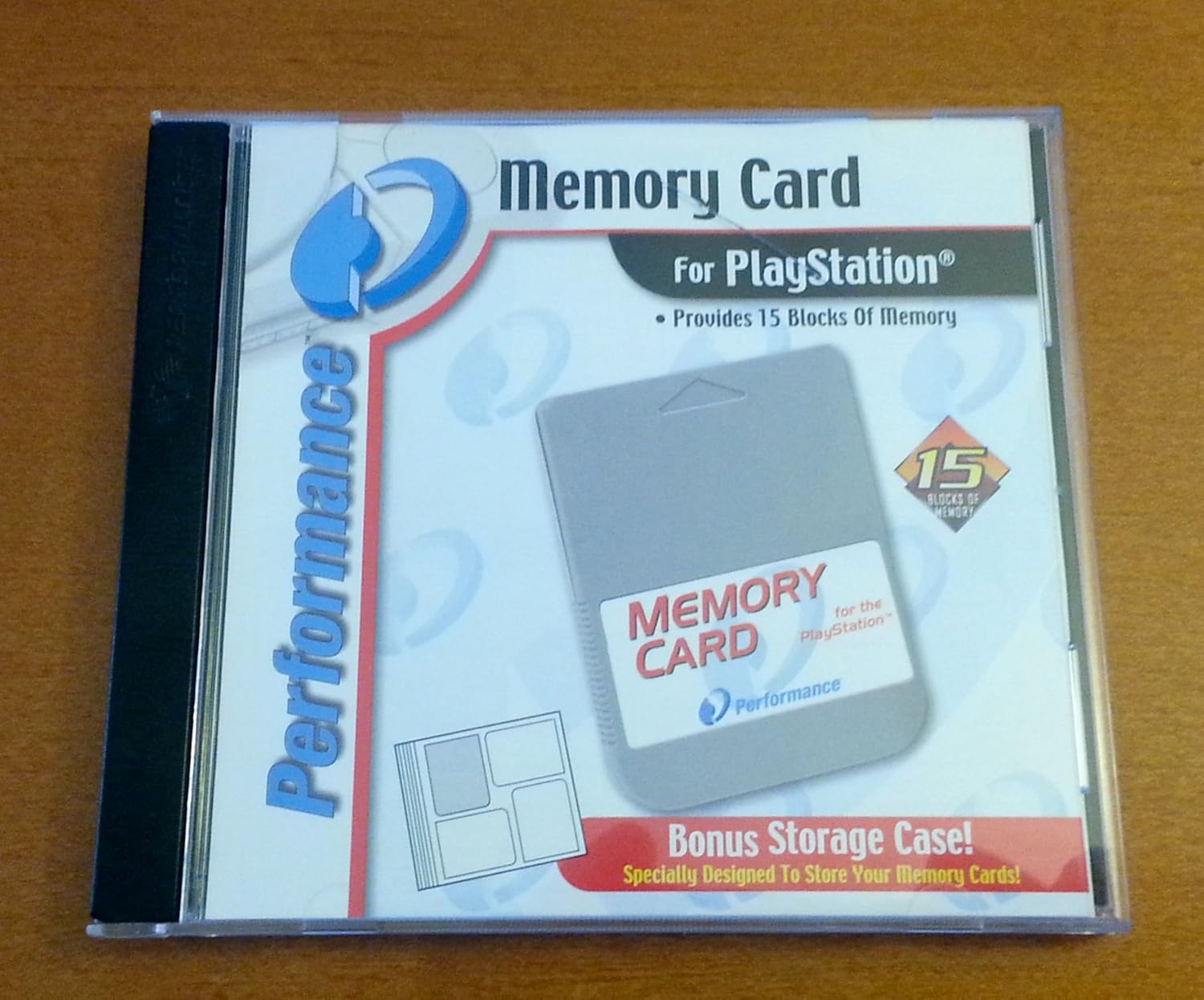 Memory Card With Case For PlayStation Video Games
