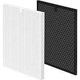 5510 5520 Replacement Filter Q Compatible with Winix 5510, 5520 PlasmaWave Air Purifi-ers, H13 True HEPA and Activated Carbon Filter Combo, Part# 1712-0123-00, 1 Sets Totally 2pcs
