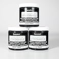 DecoArt Satin Enamels Classic Black, 8 fl oz, Jar (Pack of 3)