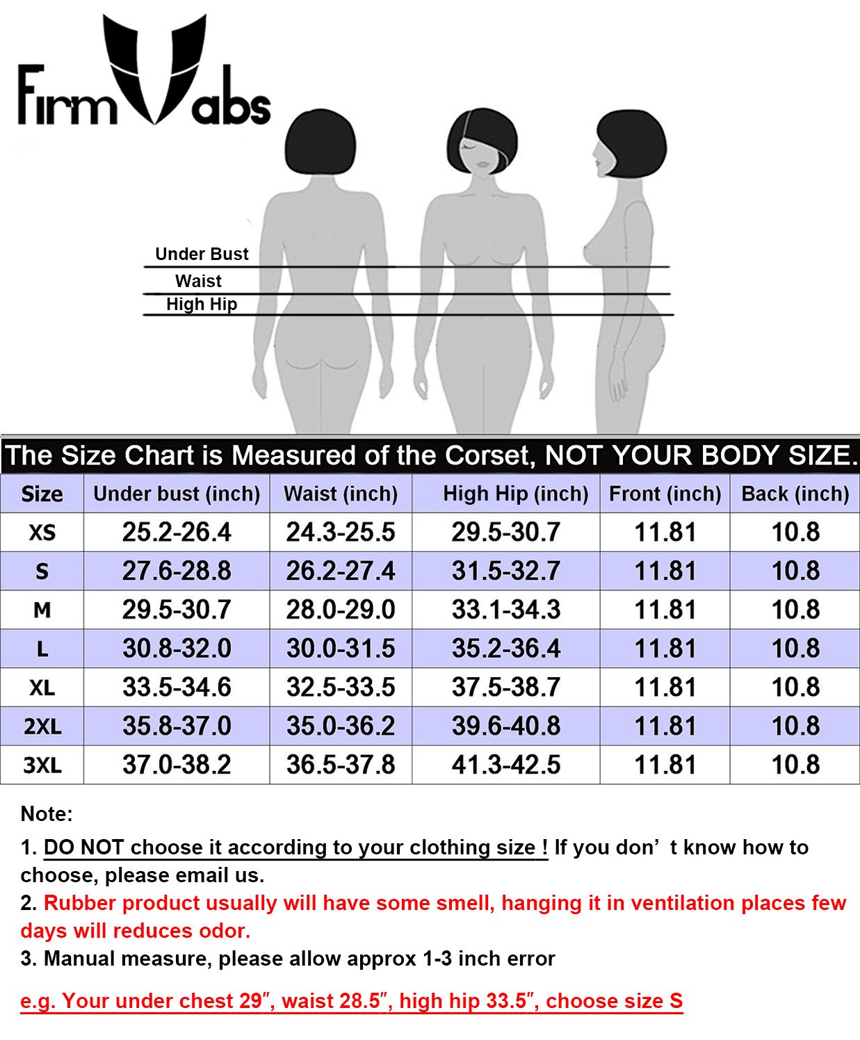 FIRM ABS Women\'s Waist Cincher Trainer Body Girdle Corset Gym Workout Sport waist trimmer