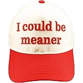 Embroidered Lettering Hat, Novelty Baseball Cap