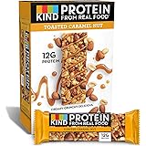 KIND Protein Bars, Toasted Caramel Nut, Gluten Free, 12g Protein,1.76 Ounce (12 Count)