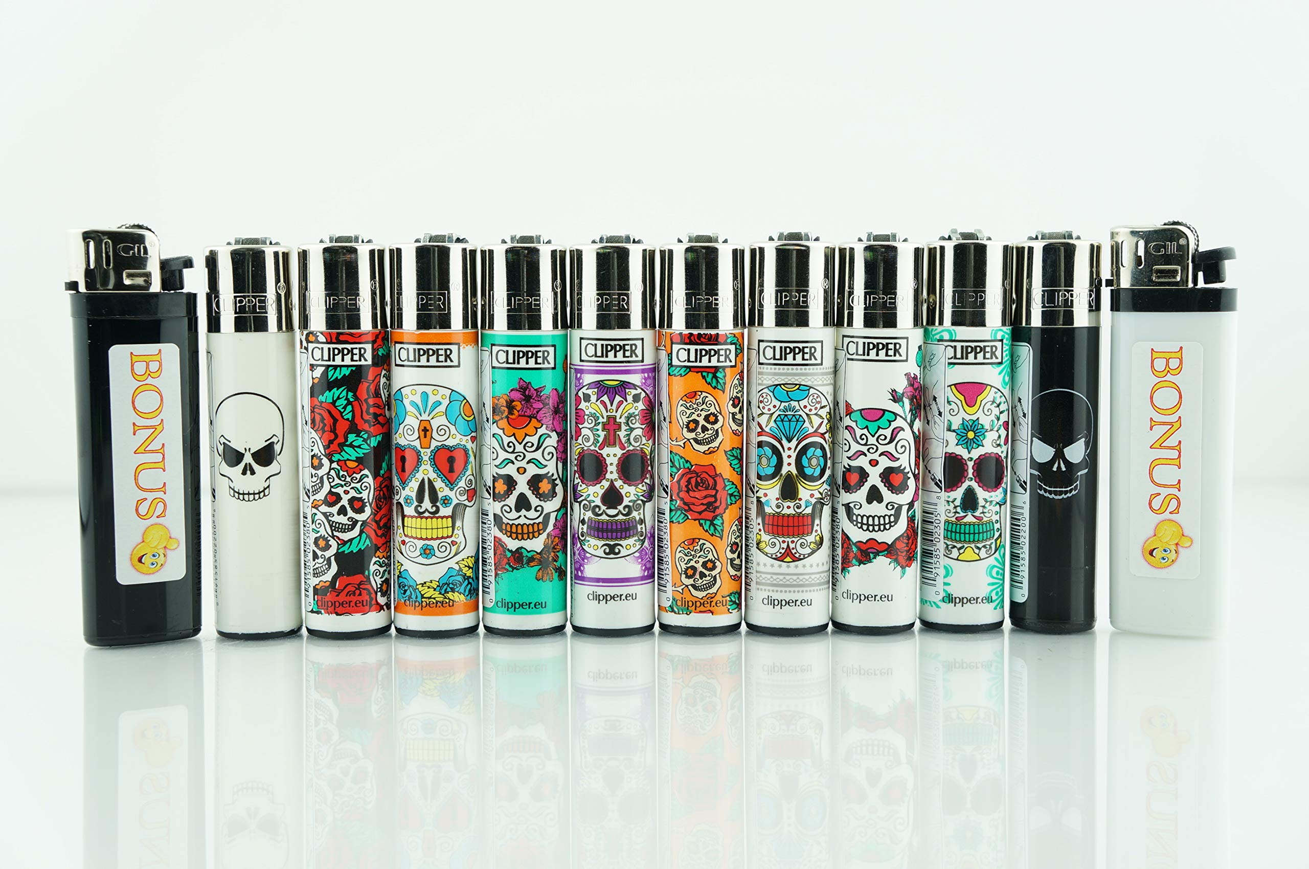 20 Brand New Full Size Refillable Original Clipper Lighters