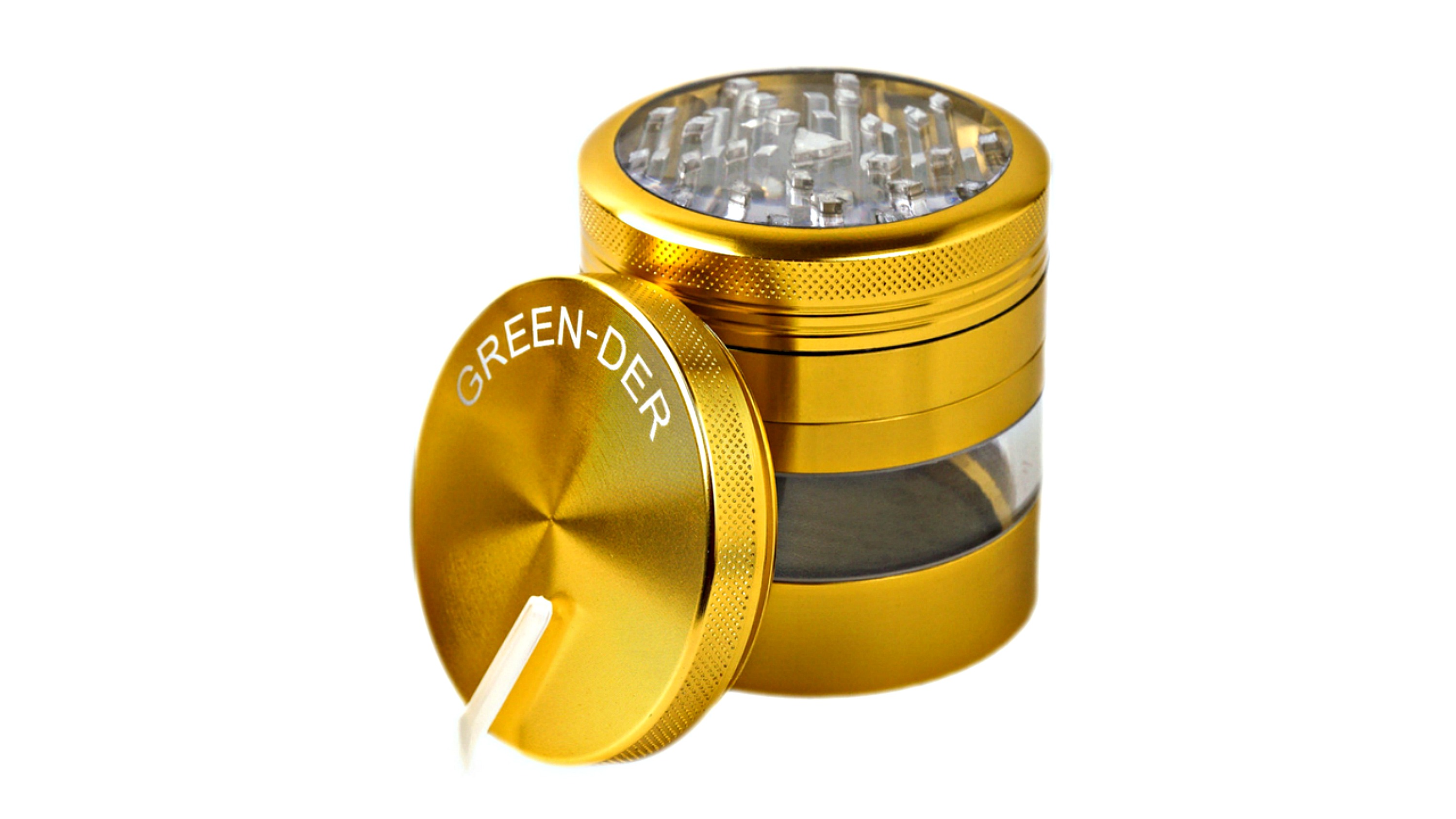 Fine herb Grinder Set for spices, weed and Tobacco Large, 2.5inch
