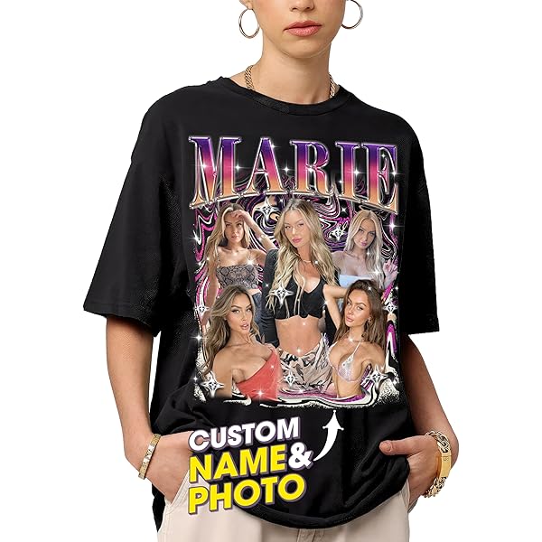 Custom Your Own Bootleg Shirt, Custom Photo - Vintage Graphic 90s