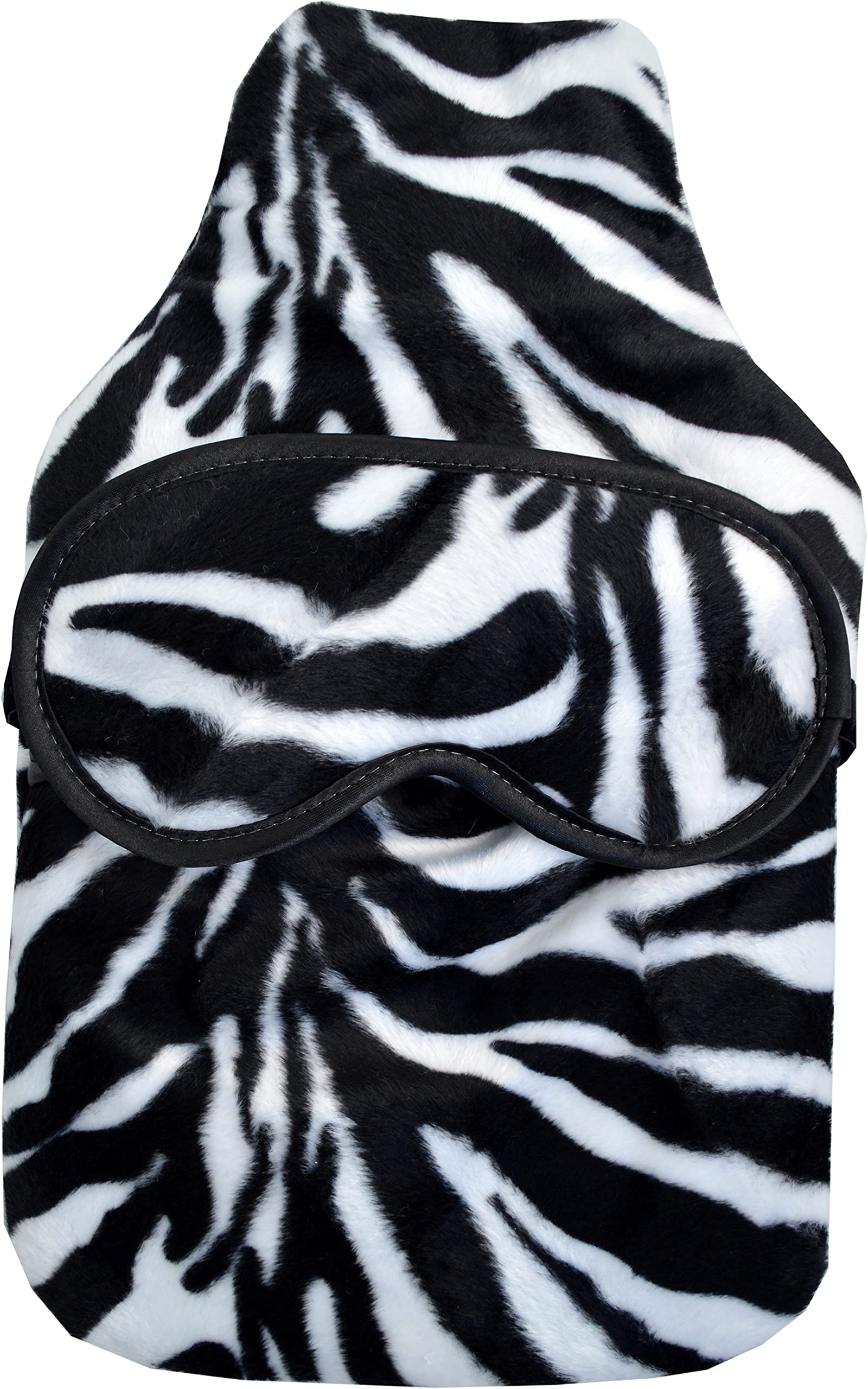 Vagabond Bags Ltd Gift Set Zebra Hot Water Bottle and Eye Mask