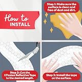 XFasten Reflective Tape White and Silver 2 in x 5 yd High Intensity DOT-C2 view 6