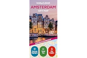 Lonely Planet Amsterdam City Map 3 3rd Ed.: Durable, Waterproof, Easy-Fold Planning Map with Attractions & Walking Tours