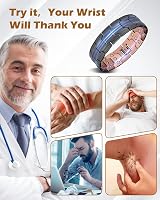 Jeracol Copper Magnetic Bracelet for Men 57 Magnets Adjustable Gift Box view 8